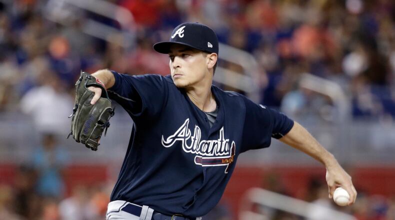 Braves prospect Max Fried’s first four major league appearances were as a reliever in August, and he or other starting prospects could get time in the bullpen this season if the rotation is filled. (AP Photo/Lynne Sladky)
