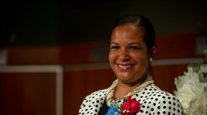 DeKalb County School District superintendent Cheryl Watson-Harris poses for a photo after her installment ceremony. (FILE PHOTO)