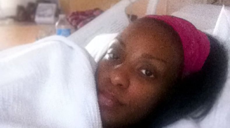 I took this picture the night before I was discharged from the hospital. The c. diff infection that I acquired tripled the length of my hospital stay. Mea Watkins / jwatkins@ajc.com