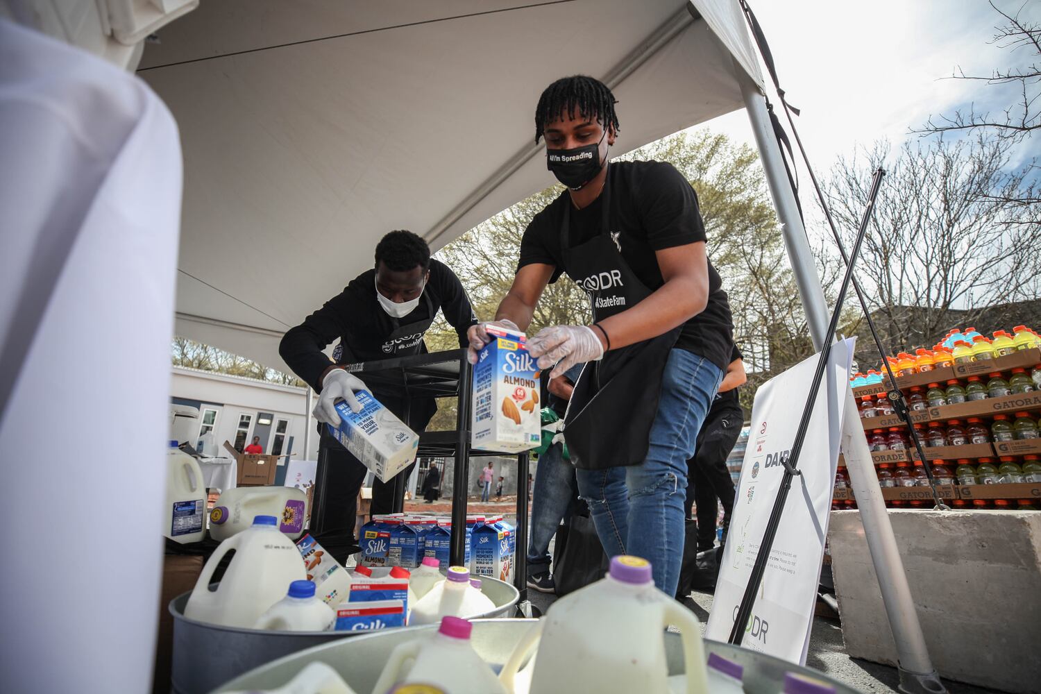 Photos: Hawks help get groceries to communities