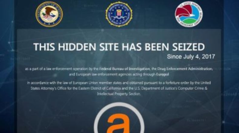 AlphaBay was seized by federal officials (Credit: Department of Justice)