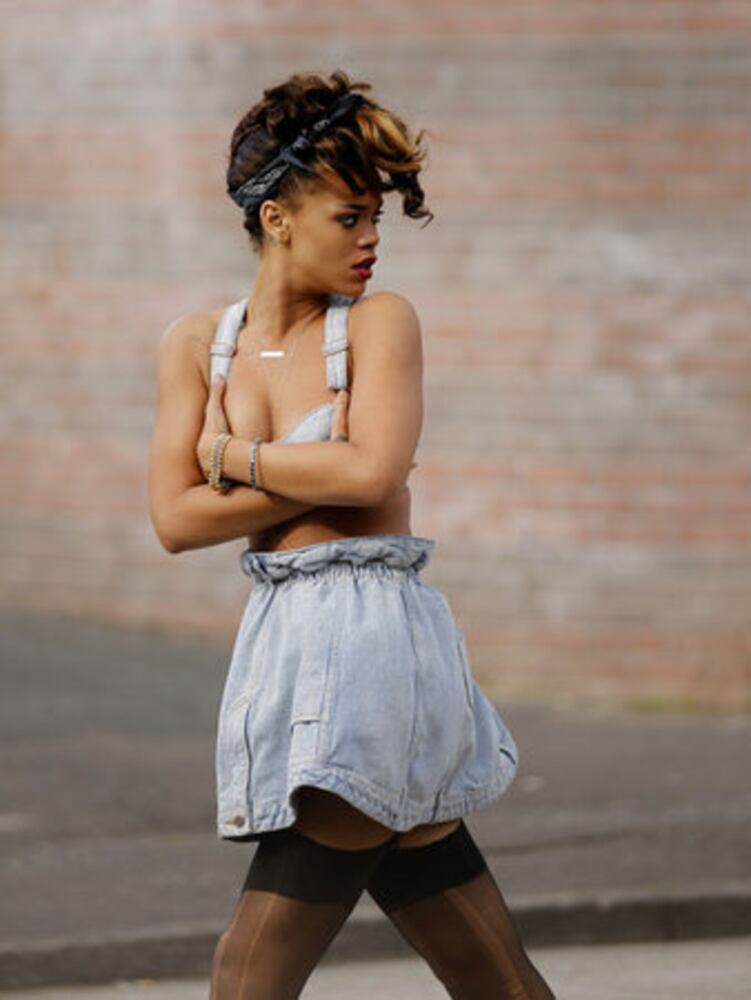 Rihanna films latest video in Ireland