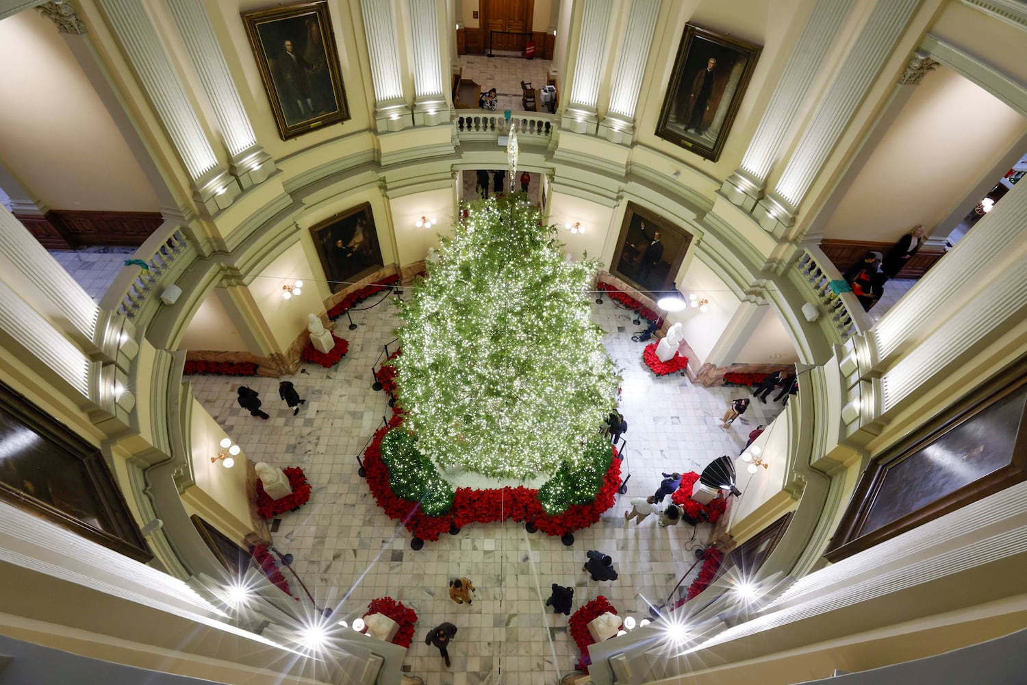Georgia state Capitol Christmas tree