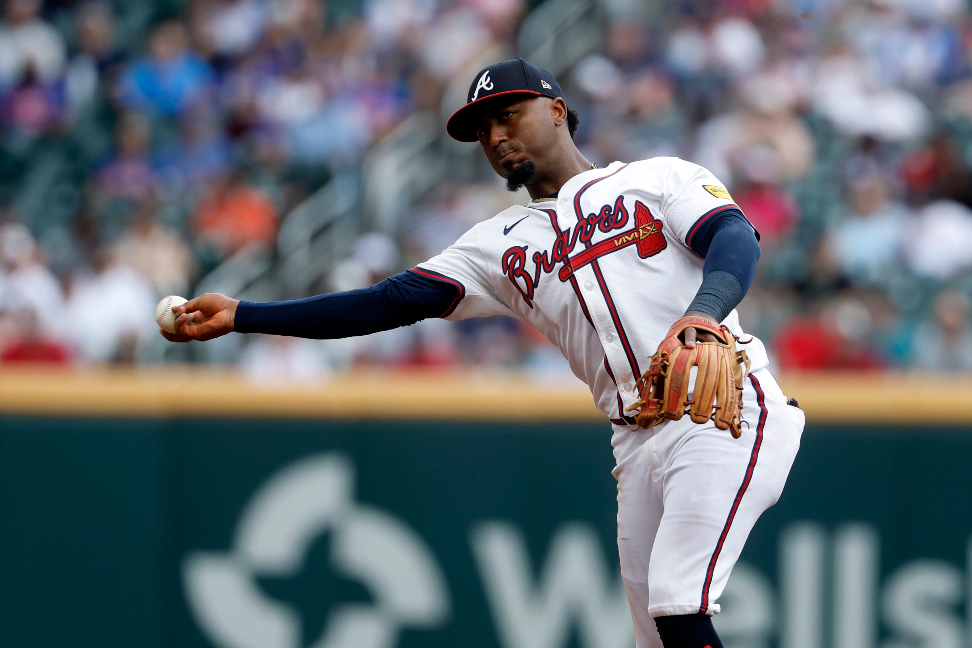 Braves second baseman Ozzie Albies was among several youngsters promoted over a span of a couple of years who shaped the franchise’s core. (Butch Dill/AP)