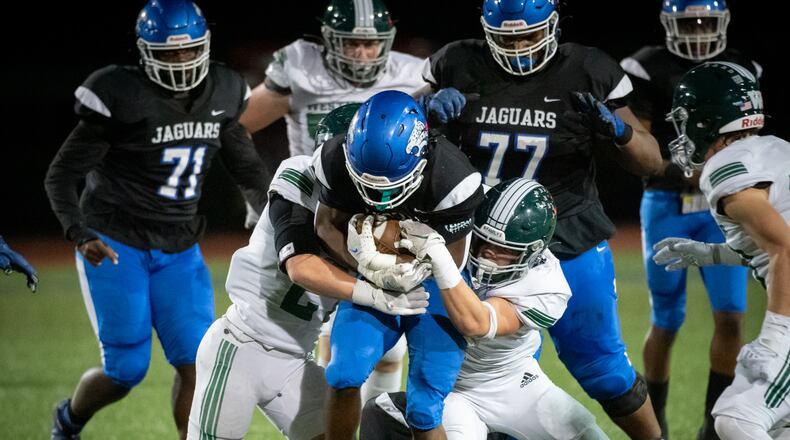 Westminster HS versus Stephenson HS at James Hallford Stadium, Friday night, October 7, 2022 (Photo Jamie Spaar for The Atlanta Journal-Constitution)