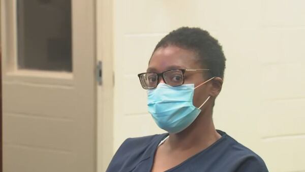 Midtown shooting suspect Raissa Kengne appears in court in 2022. (Screengrab)