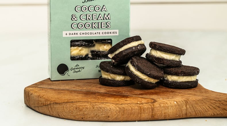 Cocoa and cream cookies. (Courtesy of Cameron Wilder)