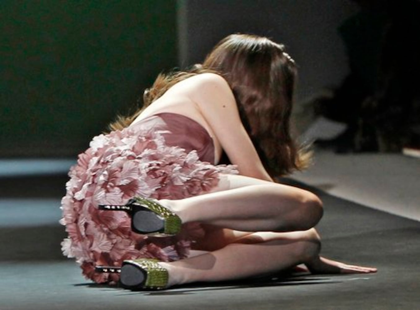 Models falling down