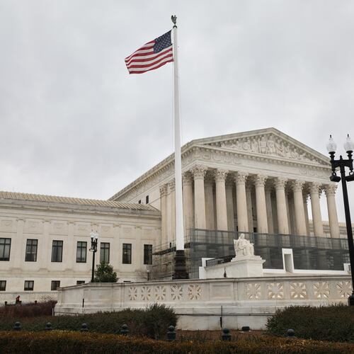 U.S. Supreme Court is seen, Wednesday, Jan. 14, 2026, in Washington. (AP Photo/Rahmat Gul)