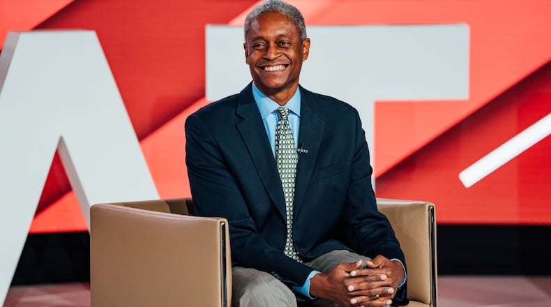 Fed President Raphael Bostic during the 2020 Metro Atlanta Chamber annual meeting at the Delta Flight Museum in Atlanta. Bostic was chair of the group in 2022. ©Taylor Zorzi / Zorzi Creative