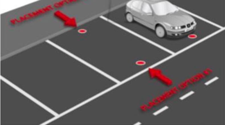 Peachtree Corners new Town Center will offer free Wi-Fi and smart parking sensors to allow drivers to know the number of available parking spaces in the parking garage and on the surface streets. Courtesy City of Peachtree Corners