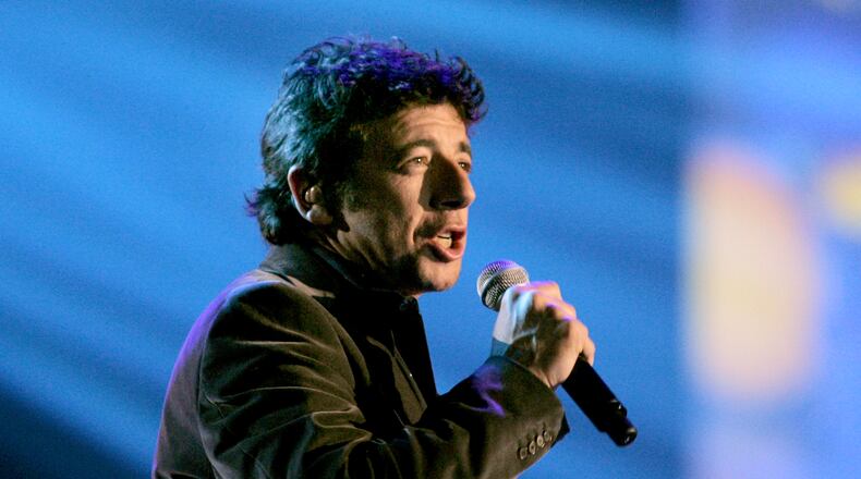 FILE - French singer Patrick Bruel performs during the Victoires de la Musique awards ceremony in Paris on March 10, 2007. (AP Photo/Jacques Brinon, File)