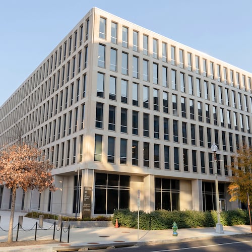 FILE - The U.S. Department of Education building is seen in Washington, Dec. 3, 2024. (AP Photo/Jose Luis Magana, File)