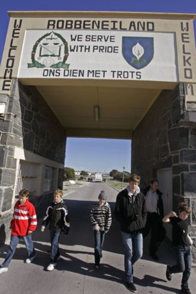Robben Island prison that held Nelson Mandela in spotlight as South African leader turns 90