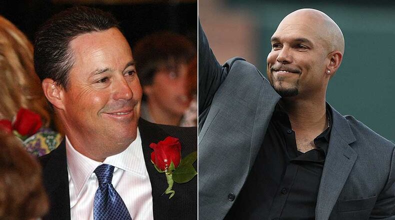 Braves legends Greg Maddux and David Justice share a birthday -- April 14 -- and both will turn 50 this year.