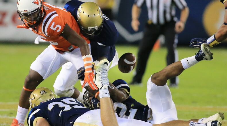 Georgia Tech’s defense is the worst in the FBS on third downs, while Virginia Tech is one of the best. HYOSUB SHIN / HSHIN@AJC.COM