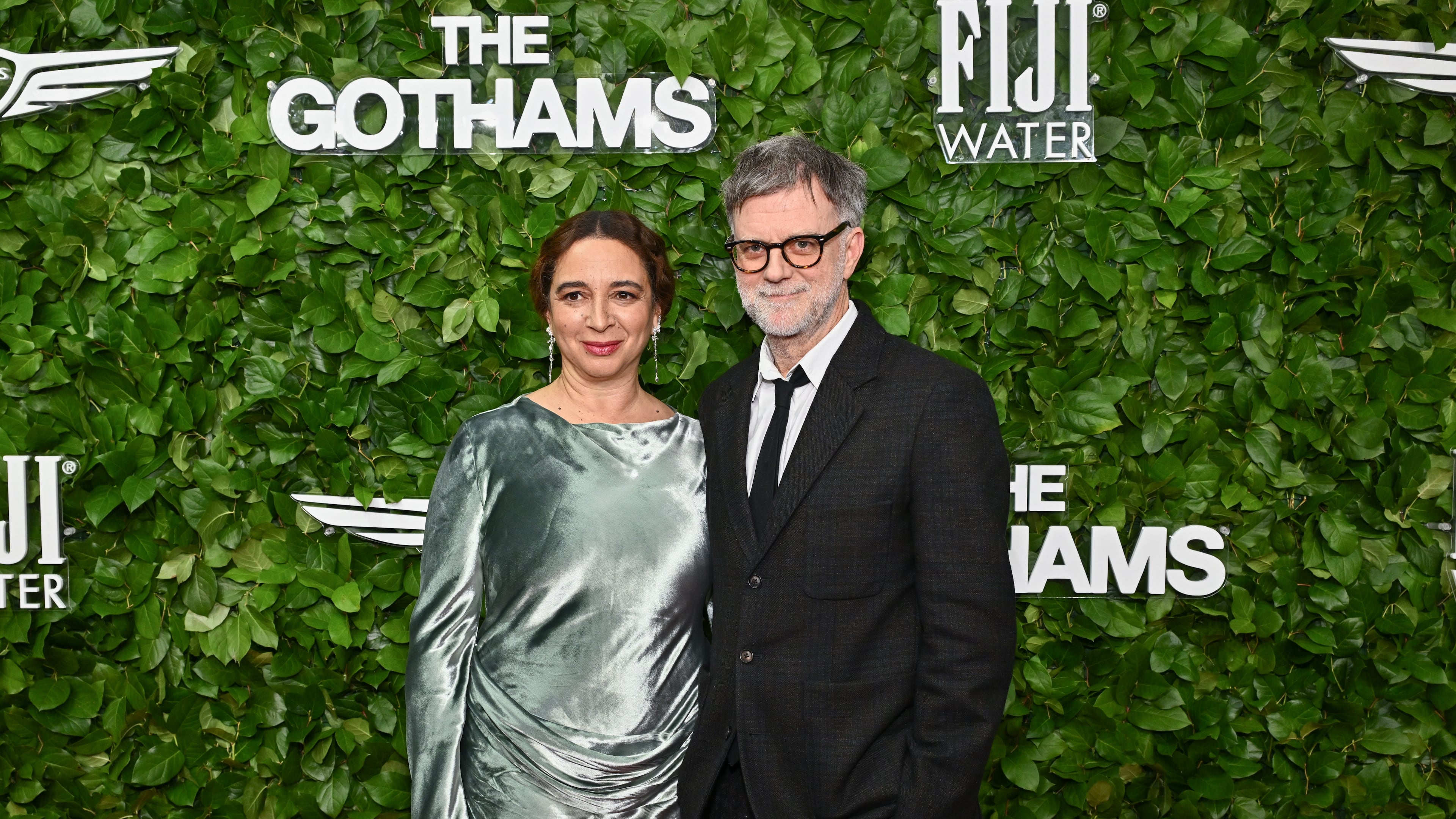 Maya Rudolph, left, and Paul Thomas Anderson attend The Gotham Film Awards at Cipriani Wall Street on Monday, Dec. 1, 2025, in New York. (Photo by Evan Agostini/Invision/AP)
