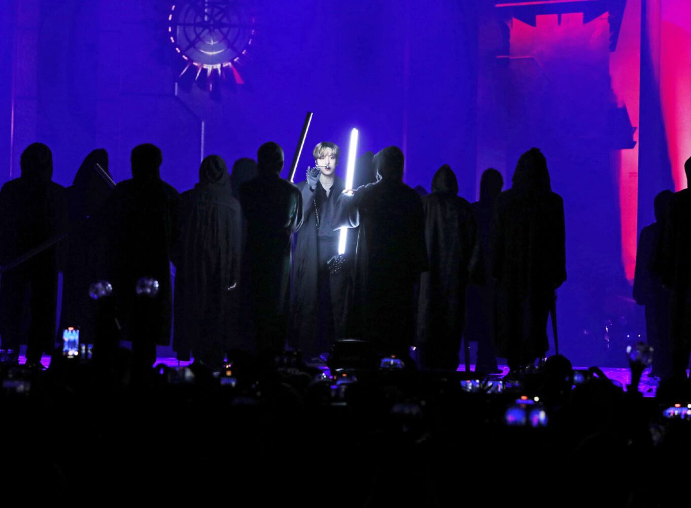 8-member Korean K-pop boy band ATEEZ energized State Farm Arena on Monday, November 21, 2022 on their The Fellowship:Break the Wall Tour. KQ FELLAZ opened the show.
Robb Cohen for the Atlanta Journal-Constitution