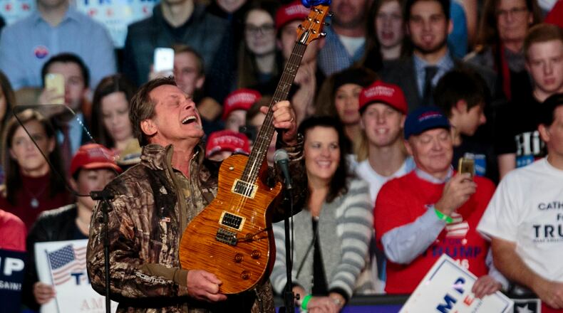 Ted Nugent (Joel Bissell/The Grand Rapids Press via AP, File photo)
