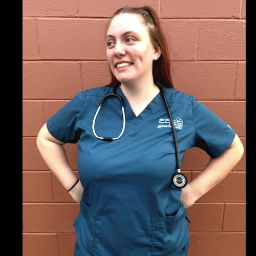 Hannah Womack, 23, is a student at Central Georgia Technical College. Womack spent seven years in foster care and moved through 17 placements. Through the tax credit program from the Fostering Success Act, she enrolled in the college's nursing program and is on track to earn her RN degree. (Technical College System of Georgia)