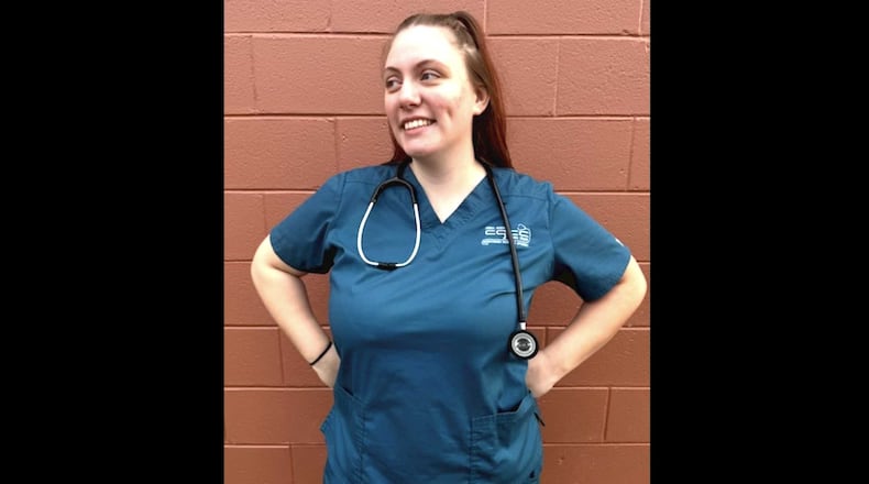 Hannah Womack, 23, is a student at Central Georgia Technical College. Womack spent seven years in foster care and moved through 17 placements. Through the tax credit program from the Fostering Success Act, she enrolled in the college's nursing program and is on track to earn her RN degree. (Technical College System of Georgia)