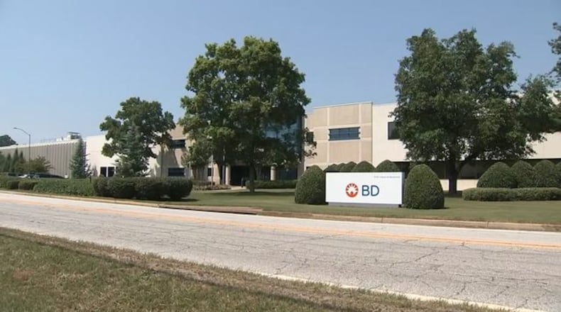 <p>Covington is home to the B.D. Bard plant.</p>