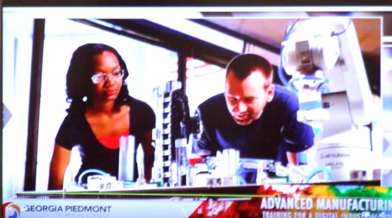 Georgia Piedmont Technical College recently rolled out its new Advanced Manufacturing Lab. CONTRIBUTED