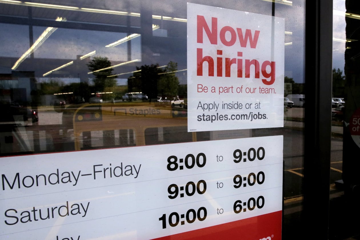 In Georgia, July data from the state’s Department of Labor shows the unemployment rate for Black women in Georgia is 4.5%, which is below the national average. (Steven Senne/AP)