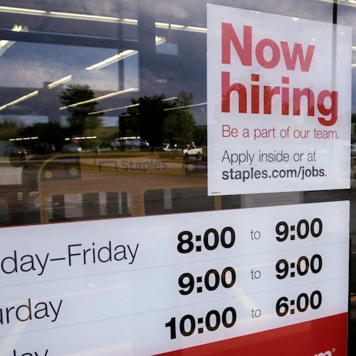 In Georgia, July data from the state’s Department of Labor shows the unemployment rate for Black women in Georgia is 4.5%, which is below the national average. (Steven Senne/AP)