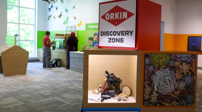 The Orkin Discovery Zone, a new exhibit at the Fernbank Museum in Atlanta, opens on Saturday as part of the museum’s $27 million renovation. (Arvin Temkar/AJC)