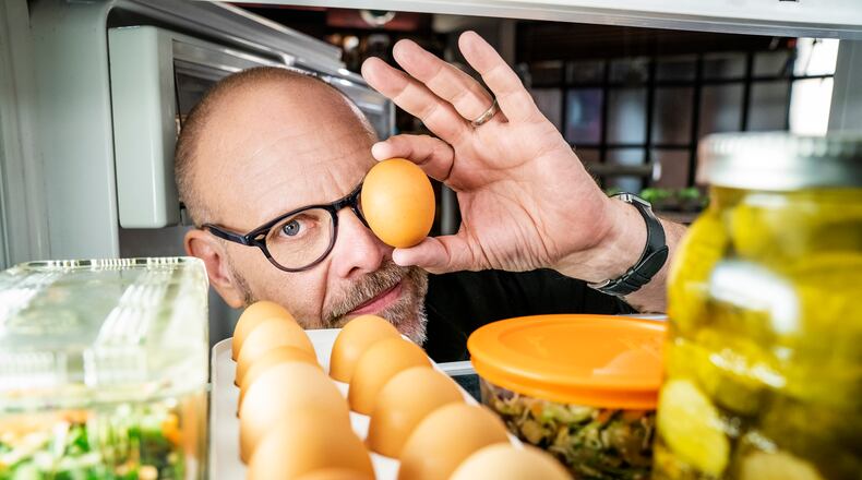 Host Alton Brown, as seen on Good Eats: The Return, Season 15.