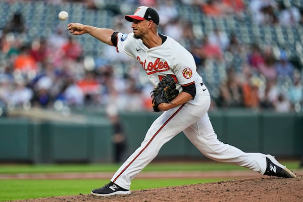 Orioles pitcher Charlie Morton throws during a recent start.