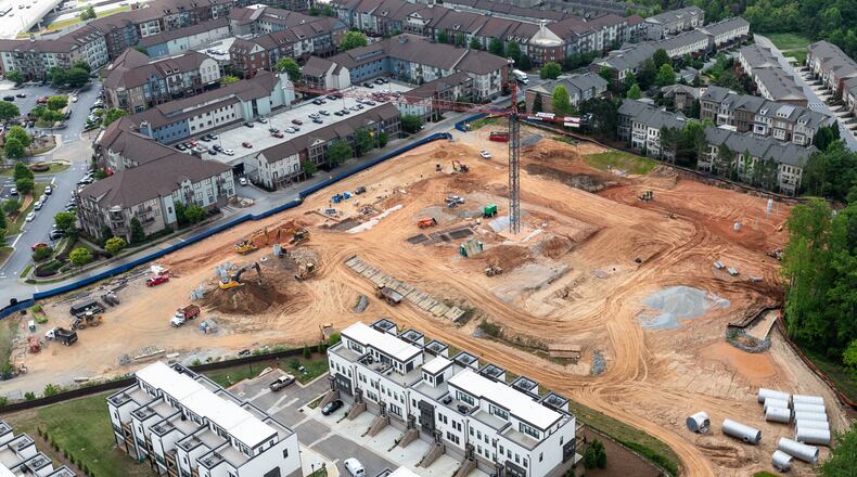 Phase 3 of the West Village mixed-use development will include 313 apartment units that will open in 2021.