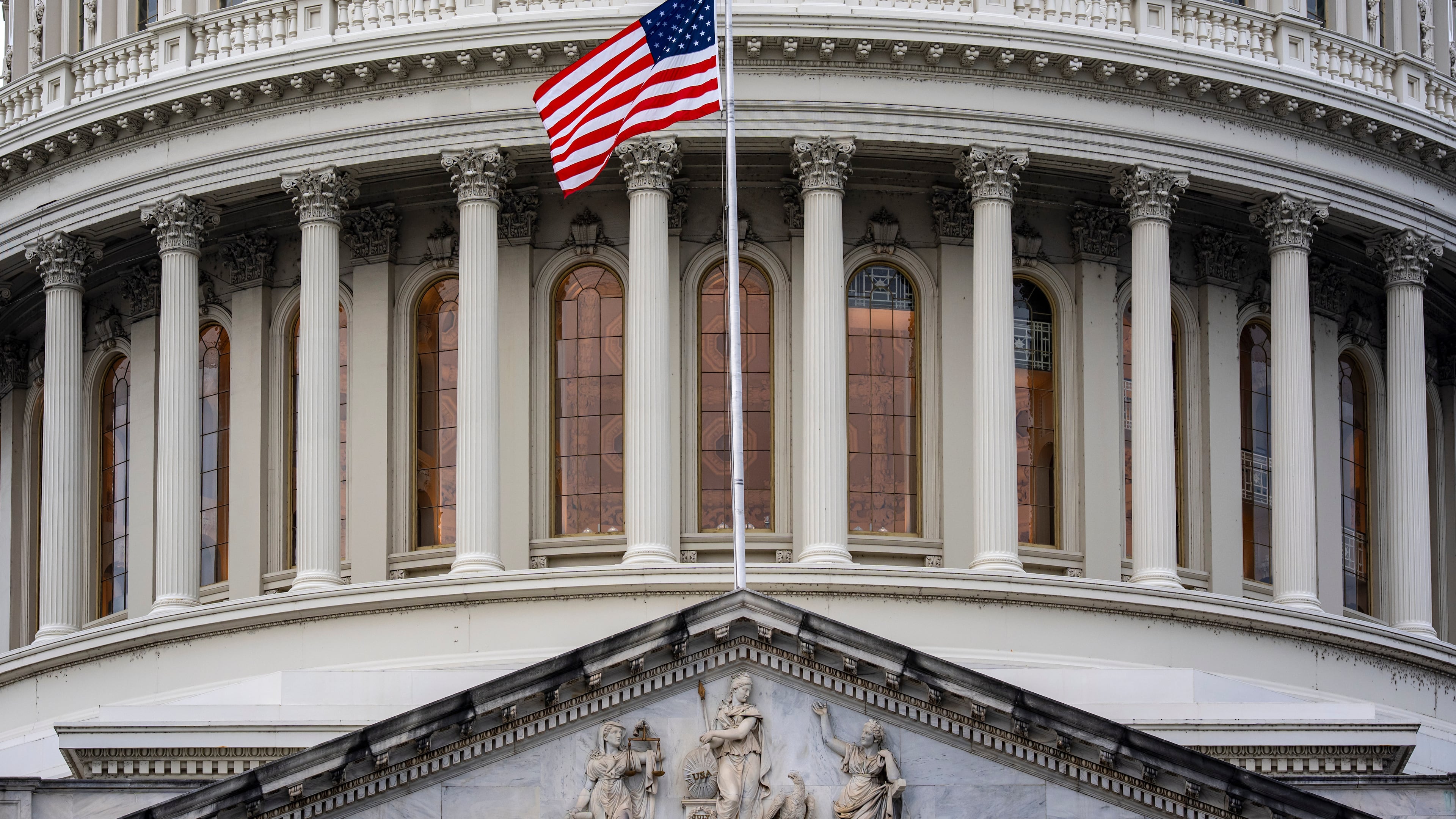 A partisan standoff over health care and spending is threatening to trigger the first U.S. government shutdown in almost seven years, at the Capitol in Washington, Tuesday, Sept. 30, 2025. (AP Photo/J. Scott Applewhite)