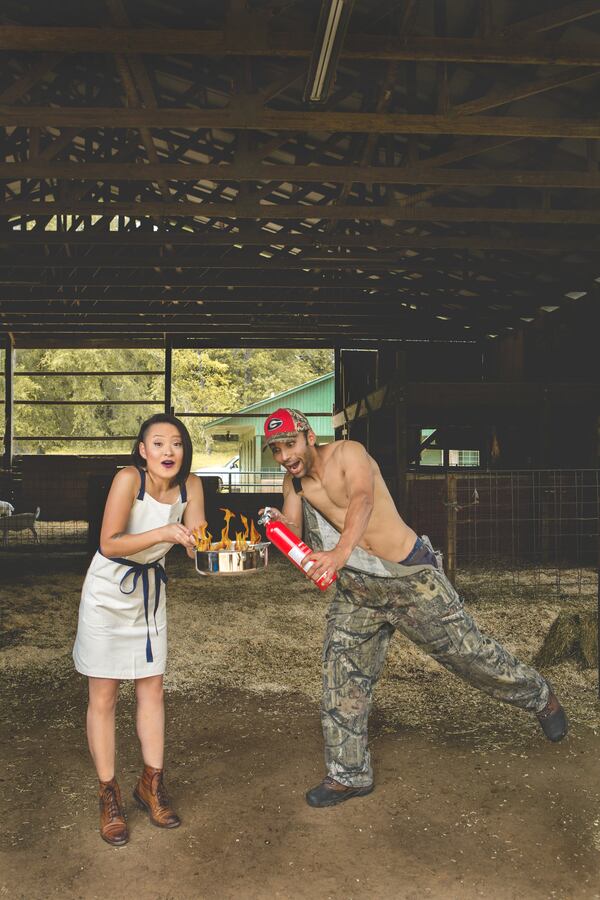 Hannah Chung (Simply Seoul) and Nuri Icgoren (Urban Sprouts Farm) / Photo by Stacey Bode