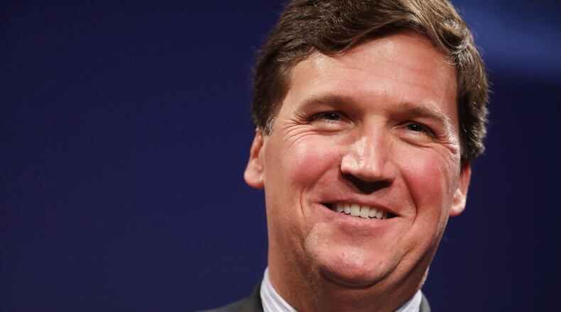 Senior military leaders are rebuking Fox News host Tucker Carlson for comments he made this week regarding the uniforms that have been approved for women serving in the military. (Chip Somodevilla/TNS)