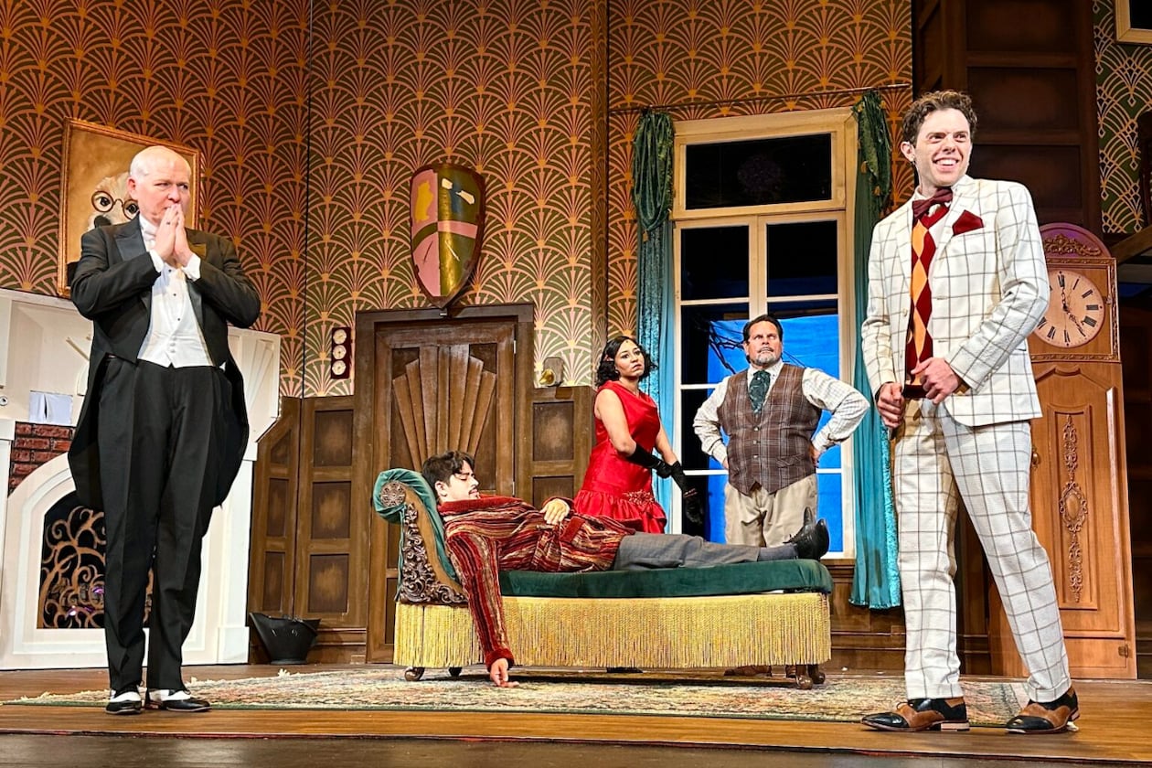 “The Play That Goes Wrong”, Aurora Theatre’s popular comedy, returns for a run from Thursday, Jan. 22, 2026, through Sunday, Feb. 15. (Courtesy of Aurora Theatre)