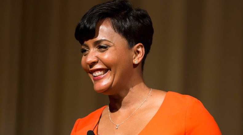 Keisha Lance Bottoms at an Atlanta mayoral debate last year. ALYSSA POINTER/ALYSSA.POINTER@AJC.COM