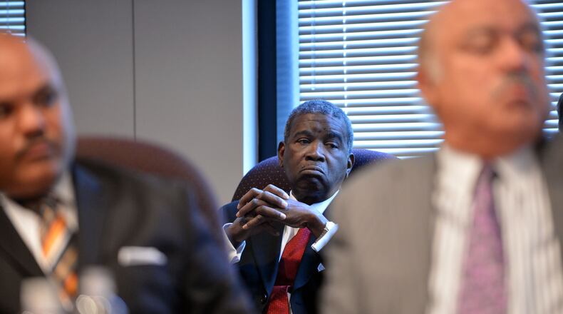 Fulton County Tax Commissioner Arthur Ferdinand, shown in an April 2, 2014, file photo, was invoked by legislators questioning a proposed tax commissioner retirement plan. Ferdinand’s salary is more than $491,000 largely because of fees collected from city governments. KENT D. JOHNSON