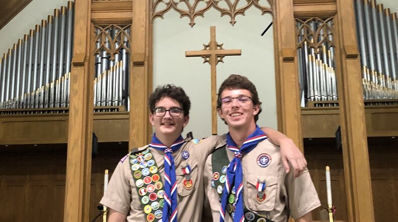 Brendon Thaler and Peter McClain were recently awarded scouting’s highest honor of Eagle Scout, from Troop 228 in Douglasville. The troop meets at Douglasville First United Methodists Church.