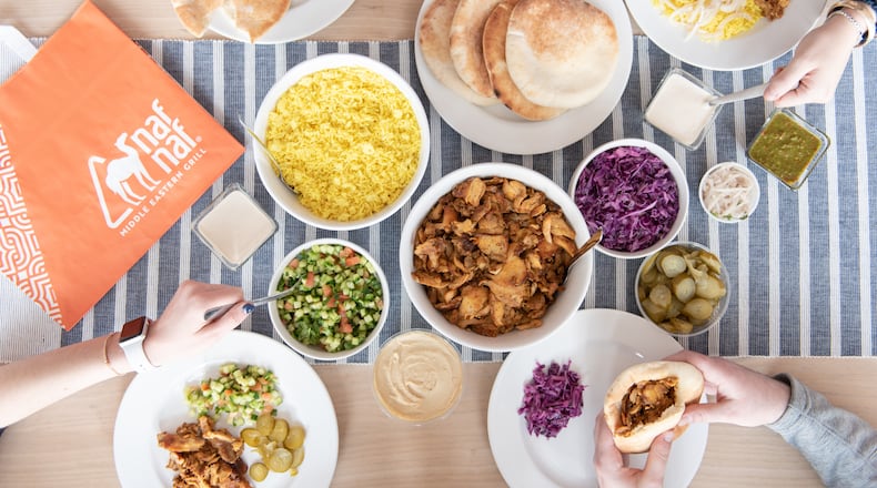 Naf Naf Middle Eastern Grill, with nearly three dozen locations across the country, has made its Georgia debut in Lawrenceville.