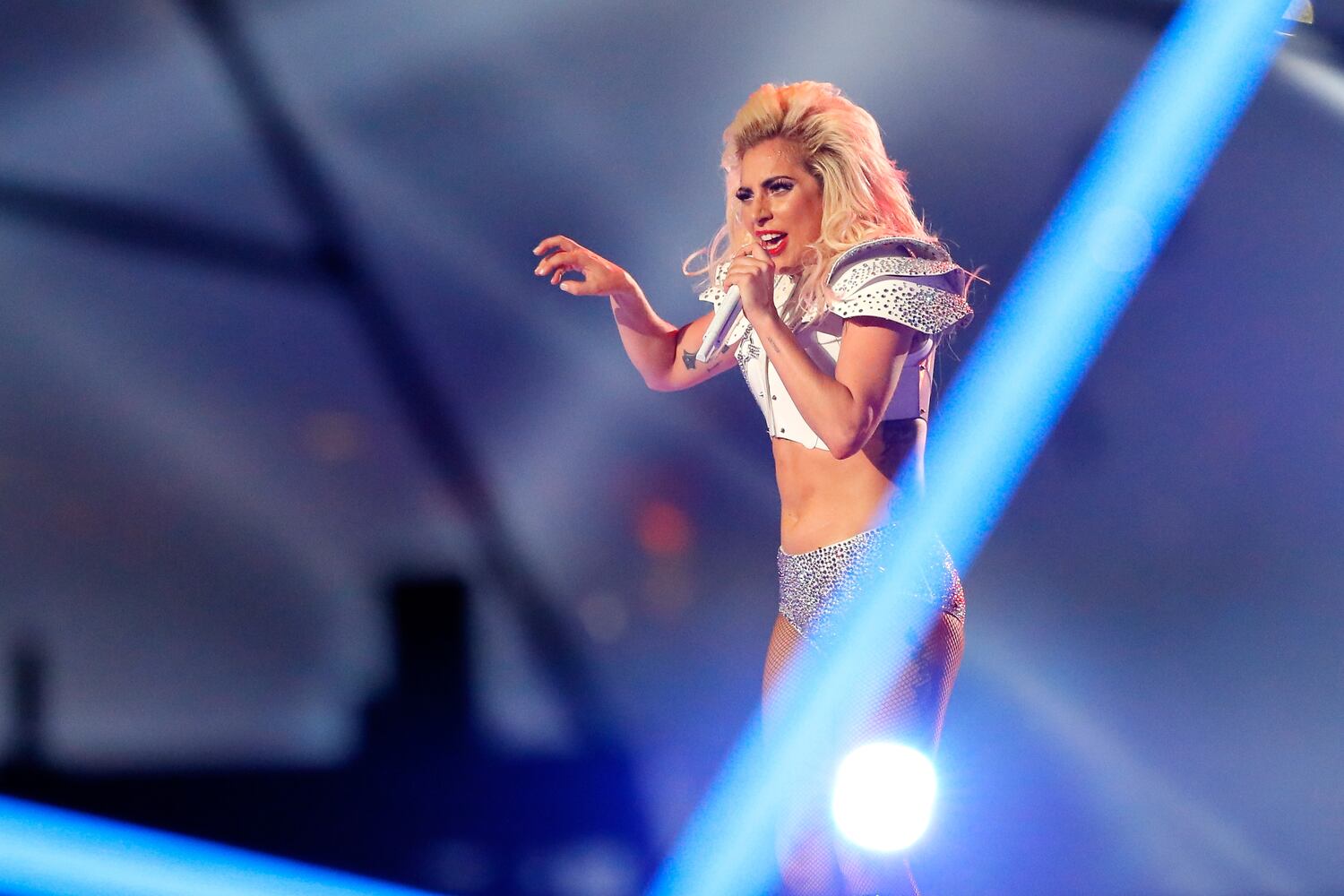 Lady Gaga Perfroms at Pepsi Zero Sugar Super Bowl LI Halftime Show