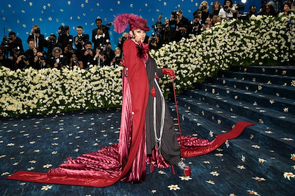 Teyana Taylor attends The Metropolitan Museum of Art's Costume Institute benefit gala celebrating the opening of the "Superfine: Tailoring Black Style" exhibition on Monday, May 5, 2025, in New York. (Photo by Evan Agostini/Invision/AP)