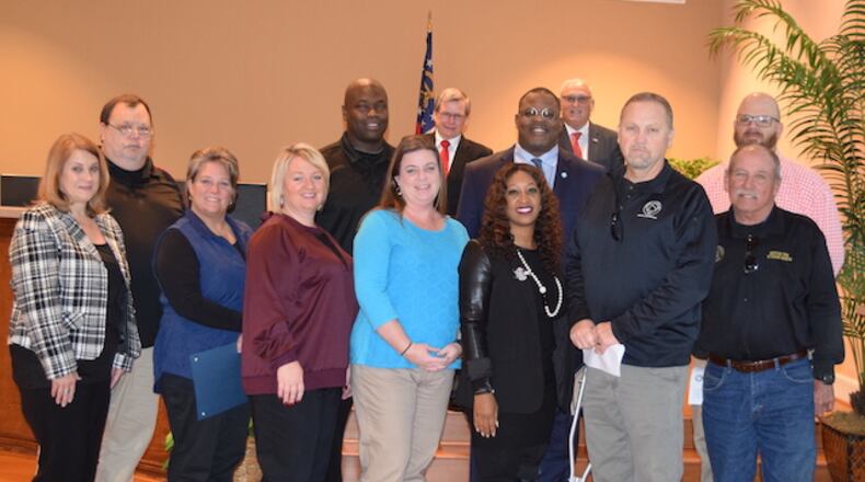 Henry County Parks and Recreation Department employees were recognized for various statewide honors received recently.