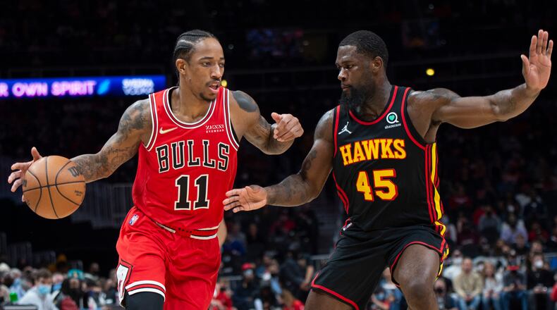 The Hawks waived guard Chaundee Brown (right), the NBA team announced Sunday.