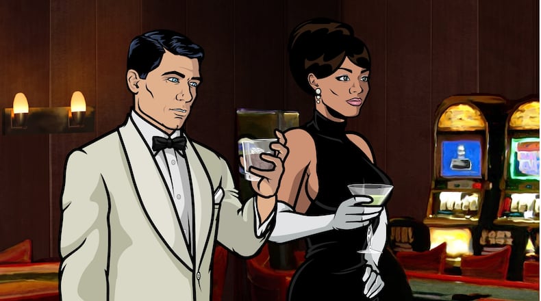 "Archer" is an animated series produced in Atlanta, about a suave if occasionally incompetent spy.