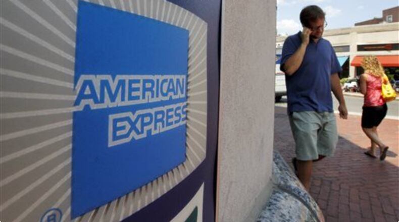 American Express said is relocating fewer than 100 Atlanta jobs, mostly in customer service, to related "hubs" in India, Phoenix and Sunrise City, Fla.
