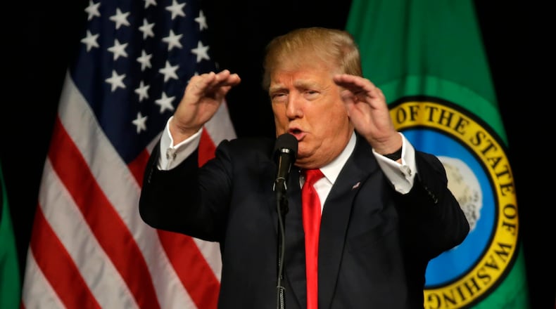 Republican presidential candidate Donald Trump. AP/Ted S. Warren