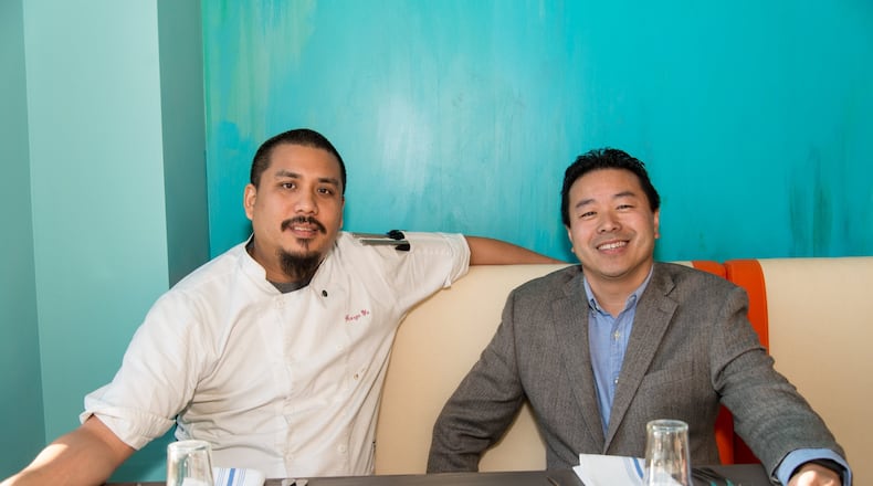 Noona owners chef George Yu (left) and Michael Lo (right). / Courtesy of Mia Yakel.