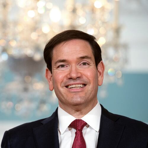 FILE - Secretary of State Marco Rubio speaks to reporters while meeting with Armenian Foreign Minister Ararat Mirzoyan at the State Department in Washington, Jan. 13, 2026. (AP Photo/Cliff Owen, File)